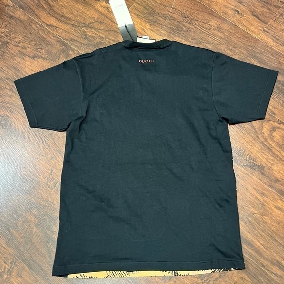 GUCCI FELINE graphic tee beautiful details of beads & Sequins in XXS fits large - Picture 13 of 15